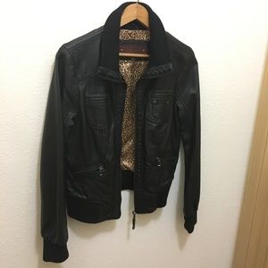 Faux Leather Jacket